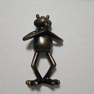 Yoga Frog Zen Frog Yoga Tree Pose frog statue standing tree pose